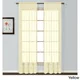 Neutral Semi-sheer Batiste Woven Single Curtain Panel - Thumbnail 6