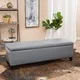 Thumbnail 5, Lucinda Faux Leather Storage Bench. Changes active main hero.