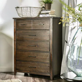 Furniture of America Rubio Country Style Espresso 6-drawer Chest