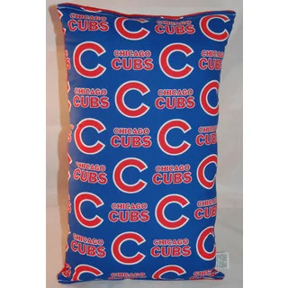 Lillowz MLB Chicago Cubs Reversible 9 x 16-inch Rectangular Throw Pillow