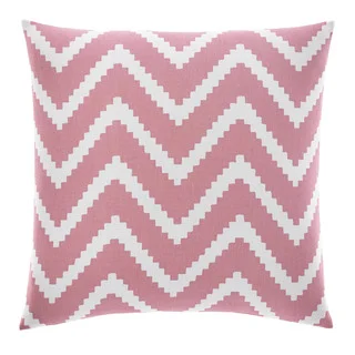 Nautica Bell Point Pink Chevron Decorative Pillow