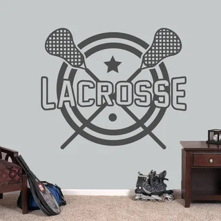 Lacrosse Sports Wall Decal - 48" wide x 40" tall