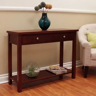 Oakdale Cherry Console Table