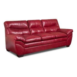 Simmons Upholstery Soho Cardinal Bonded Leather Sofa