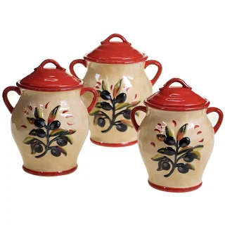 Certified International Umbria 3 pc Canister Set