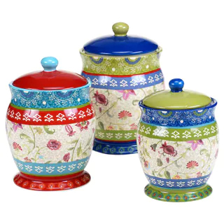 Certified International Anabelle 3 pc Canister Set