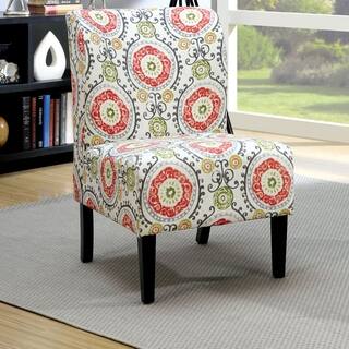 Furniture of America Bessia Modern Patterned Accent Chair