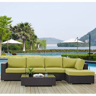 Gather 5-piece Outdoor Patio Sectional Set with Coffee Table