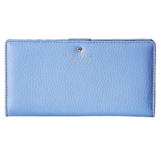Kate Spade New York Cobble Hill Visa Blue Leather Wallet