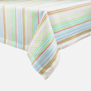 Easter Zigzag Stripe Tablecloth