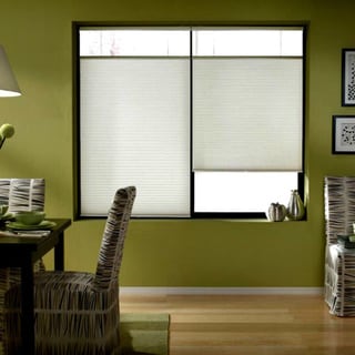 First Rate Blinds Cool White 26 to 26.5-inch Wide Cordless Top Down Bottom Up Cellular Shades