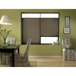 First Rate Blinds Espresso 21 to 21.5-inch Wide Cordless Top Down Bottom Up Cellular Shades