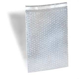 650 6 X 8.5 inch Bubble Out Bags with 1-inch Lip and Tape Self Seal Bubble Wrap Pouches