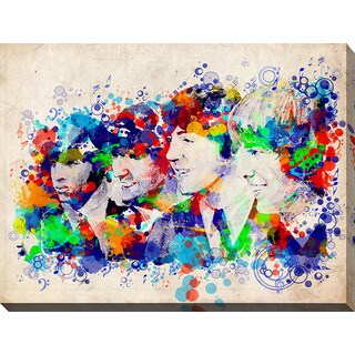 Bekim Mehovic 'The Beatles VII' Giclee Print Canvas Wall Art