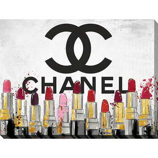 BY Jodi 'Chanel lipsticks' Giclee Print Canvas Wall Art