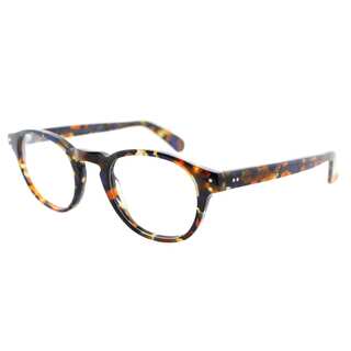 Lafont Recamier 3048 Violet Havana Round Plastic Eyeglasses
