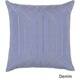 Decorative List 20-inch Poly or Feather Down Filled Throw Pillow - Thumbnail 5