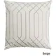 Decorative List 20-inch Poly or Feather Down Filled Throw Pillow - Thumbnail 1