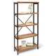 Perth 5-Shelf Industrial Bookcase by Christopher Knight Home - Thumbnail 4