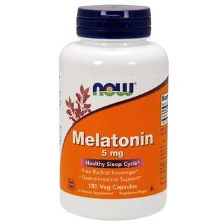 Now Foods High Potency 5mg Melatonin (180 vcaps)