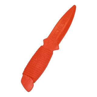 Ronin Gear Safety Orange Rubber 8-inch Short Dagger Knife