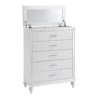 Picket House Vice Chest in White