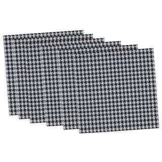 Black and White Houndstooth Placemat (Set of 6)
