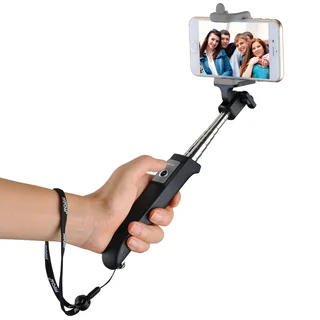 Mpow iSnap Y One-piece Portable Self-portrait Monopod Extendable Selfie Stick with built-in Bluetooth Remote Shutter..