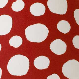 Lizzie Red Background w/ Big White Dot Fabric (3 yards)