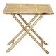 Handmade Bamboo54 Bistro Square Table and 4 Director's Chairs Set (Vietnam) - Thumbnail 2