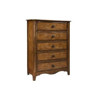 Luciano Traditional Bluestone Top 5-Drawer Chest