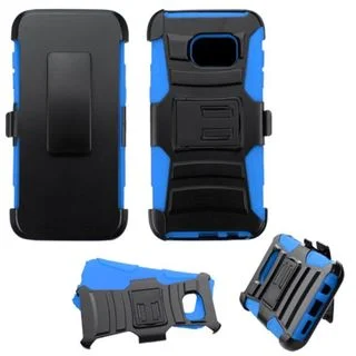 Insten Hard PC/ Silicone Dual Layer Hybrid Case Cover with Holster for Samsung Galaxy S7 Edge