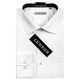 Verno Men's White Fashion Fit Dress Shirt - Thumbnail 5
