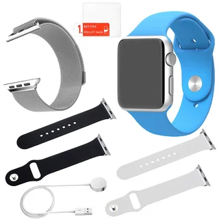 Apple Watch Sport 42mm with Screen Protector and 3 Additional Straps