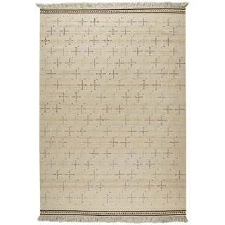 M.A.Trading Hand-woven Bergen White Rug (9' x 12') (India)