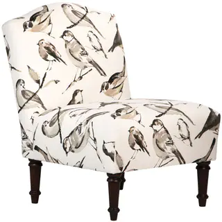 Skyline Furniture Birdwatcher Charcoal Camel Back Chair
