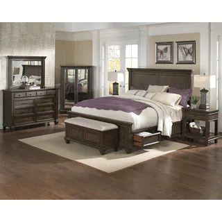 Simply Solid Logan Solid Wood 5-piece Queen Bedroom Collection