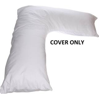Boomerang V Side Sleeper White Pillow (Replacement Cover Only)