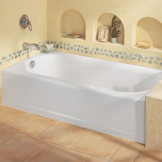 American Standard Princeton 2390.202ICH.020 White Soaking Bathtub