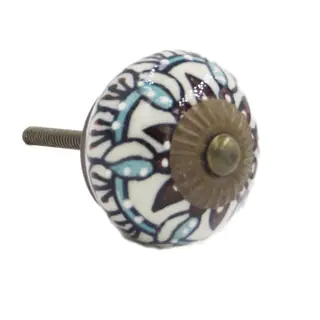 Edelweiss Flower Knob Pull for Drawers/ Cabinets and Doors (Pack of 6)