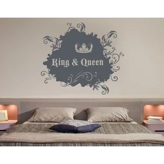 King & Queen Wall Decal