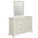 Naples White Dresser and Optional Mirror by Home Styles