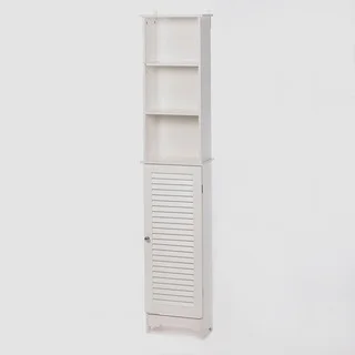 Olympia White Wood Cabinet