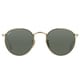 Ray-Ban Round Metal RB 3447 001 Arista Gold Frame Green Lens Sunglasses - Thumbnail 1