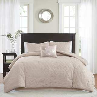 Madison Park Mansfield Quilted Khaki Comforter Set