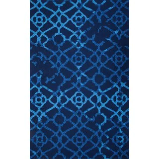 M.A.Trading Hand-Tufted Chinese Heritage Blue Rug (2 x 3')
