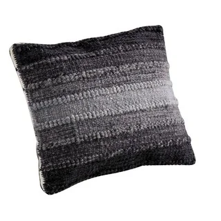 M.A.Trading Hand-woven Indo Ignazio Grey Pillow (24-inch x 24-inch)