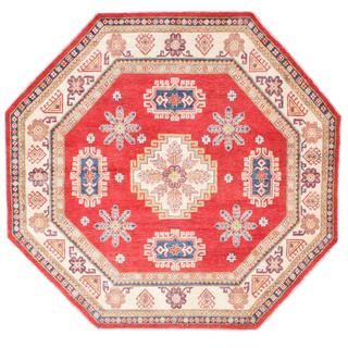 Ecarpetgallery Hand-knotted Finest Gazni Red Wool Rug (7'6 x 7'6)