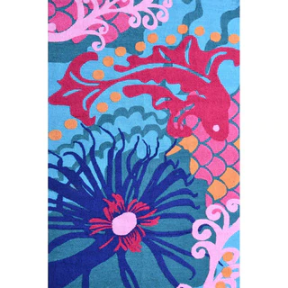 Hand-Hooked Fiji /Polyester Rug (5'X8')