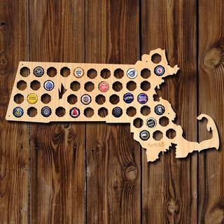 Massachusetts Beer Cap Map